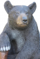 Preview: 3D Tiere - Franzbogen, sitzender Bär